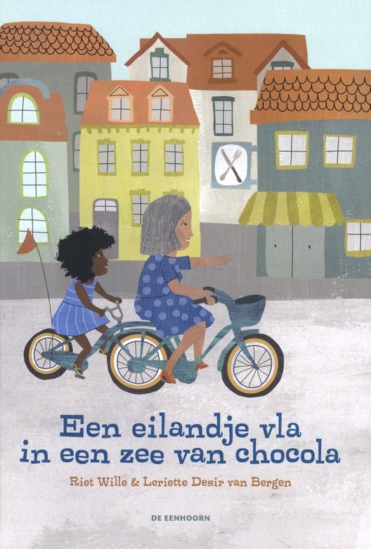 Een eilandje vla in een zee van chocola
